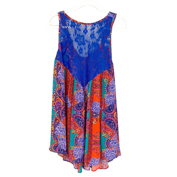 Free People Womens Katies Crochet A-Line Dress